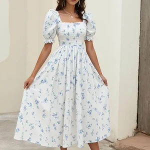 Square Neck Dress