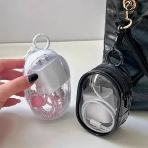 Mini Transparent Zipper Bag,